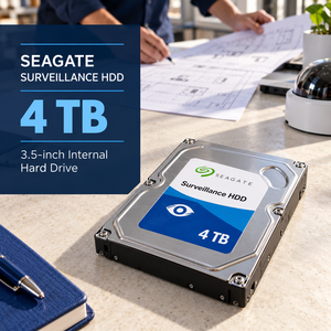 For 4TB 3.5 Inch Internal <b>SATA</b> <b>HDD</b> with 128MB Cache 5400 RPM 301-400MB/S Read/Write Speed for Security System Storage - Product Image 1