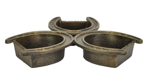 Juego de 3 Cuencos y Platos Decorativos, Accesorios de Mesa, Recipientes para Nueces, Galletas y Dulces, Juego de Regalo, Acabado Antiguo en Latón - Product Image 5