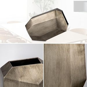 Vase à fleurs de table en fer forgé fait main, design côtier, écologique, pour centre de table de mariage et décorations d'événements de luxe - Product Image 6