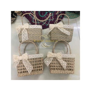Wholesale Eco-Friendly Summer Beach <b>Bag</b> Handmade Seagrass Tote <b>Bag</b> Vietnam Vietchoice Natural Woven Shoulder <b>Bag</b> Custom Logo - Product Image 1
