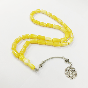 Tasbih de Resina Artesanal Premium con Detalles Elegantes Hechos a Mano y Calidad Duradera, Tasbih de Resina Hecho a Mano con Inspiración en Mármol - Product Image 5