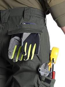 กางเกงยุทธวิธีสำหรับผู้ชายคุณภาพสูง กางเกงคาร์โก้ผ้าริปสต็อป กันน้ำ มี 9 กระเป๋า - Product Image 5