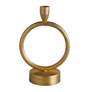 Support à bougies en métal moderne, élégant, pour table, centre de table, décoration de mariage, pièce d'appoint pour la maison - Product Image 3
