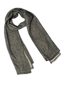 Mejor Bufanda Negra Zigzag para Mujer, 28x80 Pulgadas, Hecha a Mano con Lana y Acrílico, Chal de Invierno Cómodo de Fibra Suave de Alta Calidad - Product Image 5