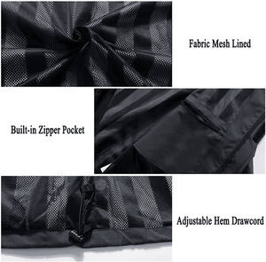 Lightweight Mens 100 Percent Polyester <b>Jacket</b> Water Resistant Durable Casual Outerwear - Product Image 5