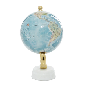 Globe terrestre antique de luxe, sculpture moderne en métal, finition polie de qualité supérieure pour bureau, salle d'étude, bibliothèque et événements spéciaux, au meilleur prix - Product Image 6