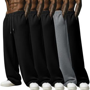 Pantalon de survêtement décontracté pour homme en molleton de coton, tissu extensible doux et confortable pour le quotidien, vêtements de sport, bas de tenue pour la gym - Product Image 1