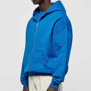 <b>Top</b> Notch <b>Men's</b> <b>Zip</b>-<b>Up</b> Hooded Sweatshirt Spring Sportwear Breathable Outwear Factory Direct Wholesale Casual Cotton Hoodies 2026 - Product Image 4