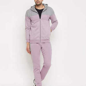 Ensemble de survêtement décontracté deux pièces pour homme, en polaire respirant, avec capuche et fermeture éclair, coupe oversize, idéal pour l'hiver – Vente en gros - Product Image 3