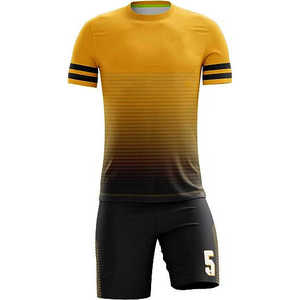 Conjunto de Uniforme de Fútbol al por Mayor, Equipación de Fútbol de Alta Calidad, Jersey y Pantalones Cortos Duraderos para Entrenamiento y Partidos - Product Image 1