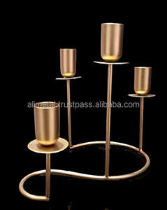 Bougeoir de table en fer, centre de table, candélabre décoratif de noël pour la maison, mariage et fête - Product Image 5