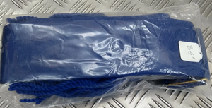 Ceinture de cérémonie en soie bleu roi pour robe de parade, uniforme, tenue formelle, accessoire de ceinture - Product Image 6