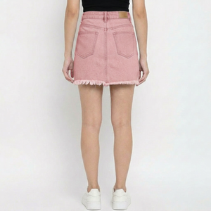 Jupes en jean contemporaines de haute qualité pour femmes, vêtements en jean les plus vendus avec service de personnalisation de marque OEM et support du fabricant - Product Image 6