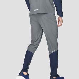 Survêtement à capuche pour homme, color-block, manches longues, fermeture éclair, séchage rapide, style sportif, pour l'automne, coupe classique, polyester et coton - Product Image 4