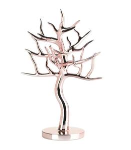 Soporte de Joyería Moderno y de Lujo, con Textura de Árbol, de Aluminio, Diseño Vertical para Guardar las Piezas Favoritas y Exhibirlas en el Armario - Product Image 1