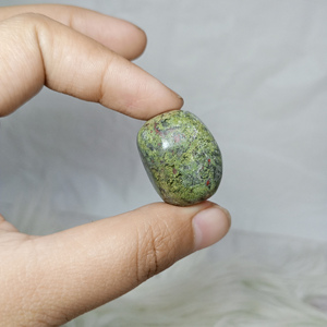 Vente en gros de pierres précieuses naturelles de haute qualité, agate mousse d'Indonésie multicolore, polies, forme artisanale, cristal de guérison, 20-30 mm - Product Image 6