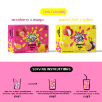 Instant Litchi Passievrucht Smaak Popping Boba Bubble Kit