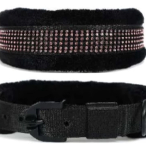 Collier pour chien doux et moelleux, réglable, doublé de fourrure, qualité export du fabricant Divine International - Product Image 1