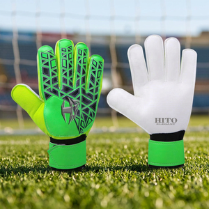 Gants de gardien de but sportifs avec latex allemand de 4 mm, gants de gardien de but de football respirants de haute qualité, gants élégants fabriqués avec soin - Product Image 3