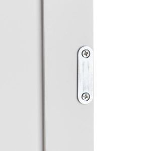 Mobiletto da Bagno Moderno in MDF Bianco con Anta Singola e 4 Cassetti Salvaspazio per Casa/Hotel - Product Image 3