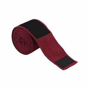 Bandages de sport rouge bordeaux 4,5 mètres, semi-extensibles, élastiques, pour la boxe, le MMA, le Muay Thai, entraînement, soutien des poignets. - Product Image 5