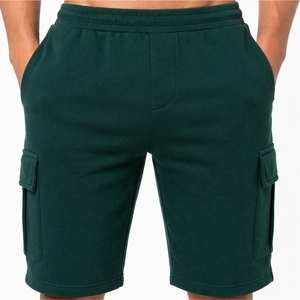 Ensemble T-shirt et short cargo pour homme, été, décontracté, deux pièces, respirant, 100% coton, style streetwear, tissu léger, tenue confortable - Product Image 5