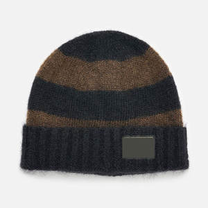 Gorro de punto a la moda con diseño elegante, ideal para estilo urbano, uso al aire libre y temporadas frías. - Product Image 1
