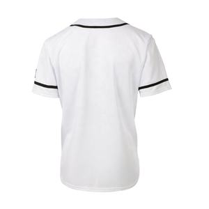 Maillot de football américain pour jeunes Maillot de football de club en polyester noir et blanc et maillot de football pour une utilisation au baseball - Product Image 4