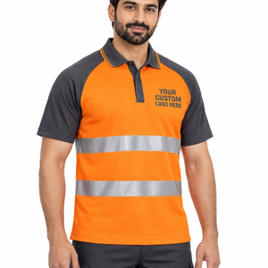 เสื้อโปโลสะท้อนแสงโพลีเอสเตอร์แบบ Hi-Visibility สำหรับผู้บริหารงานก่อสร้าง ได้รับการรับรองมาตรฐาน CE มีไซส์ใหญ่พิเศษ - Product Image 4