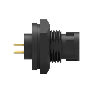 Connecteur étanche IP67 de type PCB à verrouillage frontal, boîtier en nylon, contact en laiton 3 broches - Product Image 6