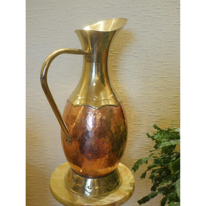 Jarra de Agua de Cobre Puro de Última Tendencia con Beneficios para la Salud, Contenedor de Agua de Cobre con Diseño Plano para Servir Diversas Bebidas, Accesorio - Product Image 6