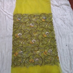 ผ้าลูกไม้เน็ตไนจีเรียแฟชั่นสุดหรูปี 2026 พร้อมงานปักและงานประดับด้วยหินอย่างประณีตสำหรับงานพิเศษของไนจีเรีย - Product Image 1