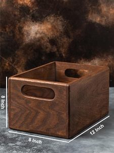 Empty wooden gift basket wooden <b>hamper</b> basket <b>set</b> gift packaging wooden basketwood basket for gift <b>hamper</b> premium wooden gifFT - Product Image 4