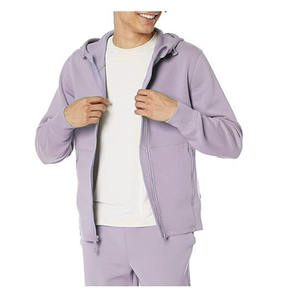 เสื้อฮู้ดผู้ชายผ้าเจอร์ซีย์สำหรับฤดูหนาว ดีไซน์ผ้าระบายอากาศได้ดี มีซิป แขนยาว รับสกรีนโลโก้และงานพิมพ์ - Product Image 4