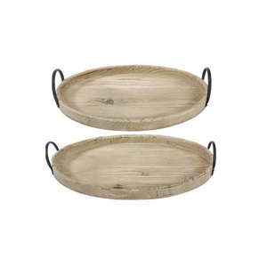 Plateau utilitaire en bois pour le petit-déjeuner, le café, le thé, les collations, la nourriture, la cuisine, la table à manger et l'organisation de la maison - Product Image 2