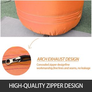 Arco Gonfiabile Arancione da 5,9 m per Pubblicità Esterna con Pompa Elettrica ad Aria - Product Image 3