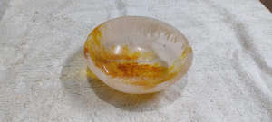 Cuenco completo hecho a mano de resina para fruta y ensalada Cuenco remolino de Resina 100% para comer, mezclar y servir - Product Image 3