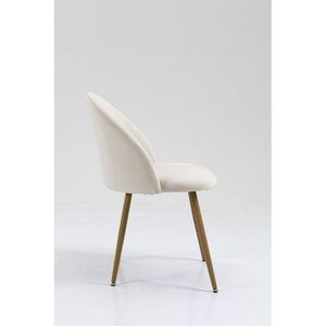 Nordic <b>Velvet</b> Leisure Arm <b>Chair</b> with Solid Wood Frame for <b>Bedroom</b> or Hotel - Product Image 4