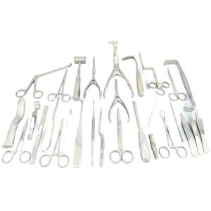 ชุดเครื่องมือผ่าตัดจมูก 79 ชิ้น สำหรับการผ่าตัดจมูก ชุดเครื่องมือผ่าตัดทางหู คอ จมูก ทำจากสแตนเลส สำหรับศัลยกรรมหู คอ จมูก ได้รับมาตรฐาน CE ISO - Product Image 1