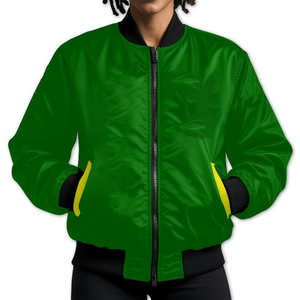 New Sorority University Wear Bomber <b>Jacket</b> Custom Logo Embroidered Zipper Varsity Satin <b>Jacket</b> Women Greek Sorority Coat OEM - Product Image 5