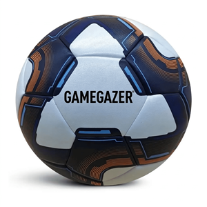 GAMEGAZER HB-1007 Ballon de football cousu main de haute qualité, taille 4, poids 400-440G, circonférence 620-640MM, en PU et EVA, pour usage intérieur, avec chambre à air enroulée - Product Image 1