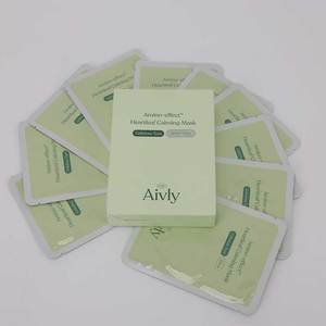 [Aivly] Masque apaisant Heartleaf Amino Effect pour peaux sensibles, masque en feuille de cellulose apaisant et hydratant - Product Image 1