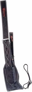 Cincha de Cuero Occidental para Caballo, Ajustable, con Hebillas Metálicas y Diseño Bordado, Color Negro - Product Image 4