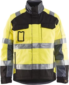 High Visibility Reflective Safety Winter Workwear Jacket Men Adjustable Hi Vis Safety Jacket Reflective <b>Working</b> Jacket For Man - Product Image 2