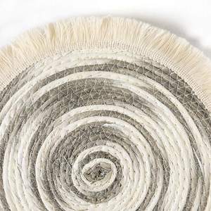 Décoration murale tissée, petite suspension murale en macramé, décoration d'intérieur mignonne et bohème en osier - Product Image 5