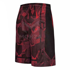 Shorts de basketball pour hommes en polyester 100% respirant, à séchage rapide, de qualité supérieure, confortables, à taille élastique mi-haute, personnalisables - Product Image 3