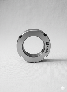 KM02 <b>Lock</b> Nuts M15X1 Precision Metric Bearing Shaft Self-Locking Fully <b>Threaded</b> for Secure Mounting Stainless Steel CLASS 4 - Product Image 5