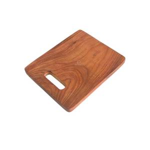 Forest Edge Wooden Disposable Kitchen Cutting <b>Tool</b> Chopping <b>Board</b> Rectangle with Handle Single Piece Package - Product Image 2