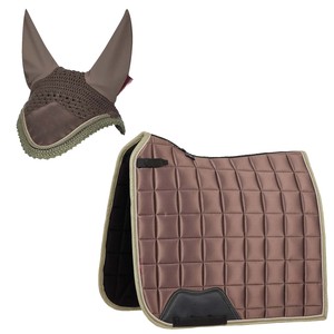2026 Tapis de selle de saut en mousse satinée écologique avec doublure en bambou et coque en coton pour dressage, compétition, entraînement et ensemble assorti - Product Image 1