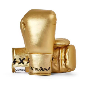 Pakistan Made Professional Custom Printed Leather Boxing Gloves MMA Adjustable <b>Wrist</b> <b>Strap</b> Quick Drying Hook Loop Closure Adult - Product Image 1